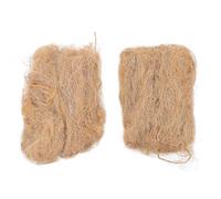 FELTECHELECTR Jute Silk Fire Starter for Survival and Emergency Use Natural Brown Fire Starter Tool 2 Packs that Works in Weather Conditions for Camping and Outdoor Activities