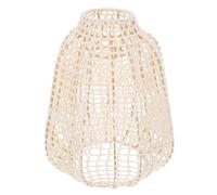 FELTECHELECTR Lamp -Term Shade Woven Rope Cotton Boho Handmade Artistry with Iron Frame, Beige Colour for Use Pendant Or Lamps Indoor Living Room Floor