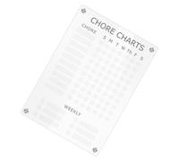 FELTECHELECTR Magnetic Dry Erase Planner Board for Refrigerator, Acrylic Material, Sticks Securely to Fridge, Not Easy to Fall, for Weekly Schedule and Meal Planning