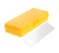 FELTECHELECTR Microscope Calibration Slide Ruler with Storage Case Stage Micrometer for Objective Lens Measurement Premium Glass Ocular Micrometer for Accurate Microscope and Camera Calibration