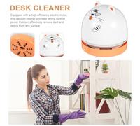 FELTECHELECTR Mini Cordless Desktop Vacuum Cleaner Portable Handheld Table Dust Remover for Office Car Keyboard Multi-function Tabletop Cleaner for Paper Scraps Pet Hair and Daily Dust