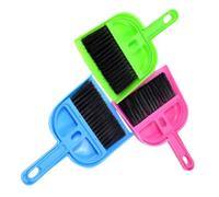 FELTECHELECTR Mini Dustpan and Brush Set Small Cage Cleaner for Animal Waste Cleaning Reusable Pet Cage Cleaning Tool Random Color for Guinea Pigs Hamsters Reptiles