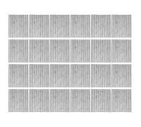 FELTECHELECTR Miniature Roof Tiles Multipurpose Model Building Materials 1/35 Scale 24pcs Made of Stainless Steel, Easy Assembly for Architectural Scenes and Educational Purposes