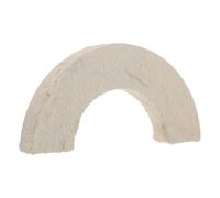 FELTECHELECTR Modern Geometric Photography Backdrop Arch in Light Beige - Abstract Decorative Photo Prop for Portrait Studio, Wedding Events, and Home Photography Scenes