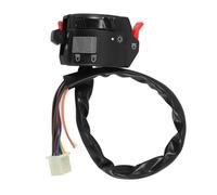 FELTECHELECTR Motorcycle Handlebar Switch Set Turn Signal and Headlight Controls Replacement Fits Models Sturdy Motorcycle Horn and Light Switch for Riding Safety