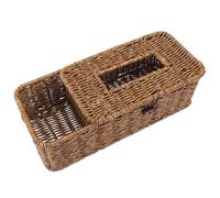 FELTECHELECTR Multi-use Tissue Holder Tissue Dispenser Plastic Elegant Look Wear-resistant Easy to Store for Office and Autos