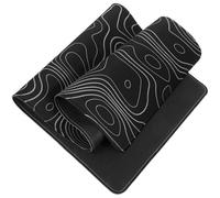 FELTECHELECTR Multifunctional Desk Mat Computer Mouse Pad Thick and Soft Rubber Material Creative Pattern Design Comfortable and Elastic Hand Feeling Large Office Mouse Mat for Desk