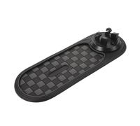 FELTECHELECTR Multifunctional Rotatable Car Phone Holder Dashboard Mat with Advanced Anti-slip Technology for Secure Mobile Device Grip and Organized Storage of Keys and Coins in Vehicles