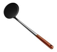 FELTECHELECTR Non-Stick Stainless Steel Frying Spoon for Pastry and Snack Cooking Large Kitchen Tool for Frying Pancakes and Oil-Based Foods Lightweight and Wear-Resistant Design