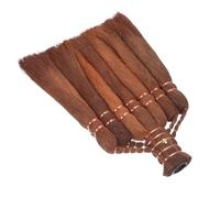 FELTECHELECTR Palm Fiber Replacement Broom Head Handmade Heavy Duty Outdoor Sweeping Brush Head for Garden Deck Cleaning Broom Repair Accessory