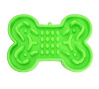 FELTECHELECTR Pet Slow Feeder Bowl Large Size Silicone Bone Shape Easy to Clean, Designed to Prevent Choking and Promote Healthy Eating for Dogs and Puppies in Pet Supplies