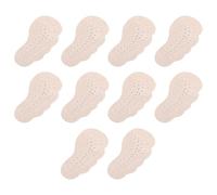 FELTECHELECTR Pigskin High Heel Inserts 5 Pairs Anti-Skid Shoe Half Insoles for Foot Suitable for Men and Women