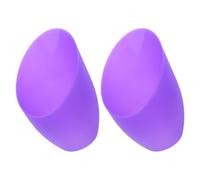FELTECHELECTR Plastic Horseshoe Lampshade Artistic Touch 2pcs with Unique Slant Design, Easy to Clean Lamp Shade Plastic Cover Protecting Eyes for Reading and Working Home Decor