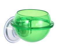 FELTECHELECTR Plastic Pet Reptile Feeder Bowl with Suction Cup for Gecko and Green Iguana, Stable to Install on Wall, Solid Construction, for Acrylic Boxes and Glass Tanks Feeding