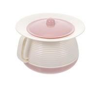 FELTECHELECTR Portable Elder Spittoon with Handle and Lid, Plastic Chamber Pot for Home Use, Good Load-Bearing Performance, Suitable for Adults