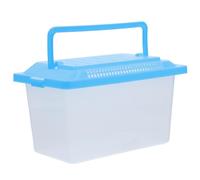 FELTECHELECTR Portable Fish Tank for Home Freshwater Fish Turtle Living Box Handheld Reptile Feeding Box for Animal Carrier Hamster