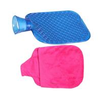 FELTECHELECTR Portable Hot Water Sack with 2000ml PVC Hot Water Bottle and Hand Insert Bag, Comfortable Touch Feeling, Leakproof Hand Warmer for Winter Relief