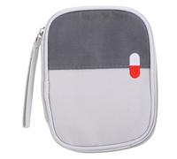 FELTECHELECTR Portable Travel Medicine Storage Bag Compact Organizer Pouch with Zipper for Emergency Supplies Car Boat Bike and Lightweight Design