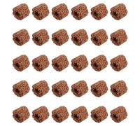 FELTECHELECTR Pottery Water Plant Fixed Practical Aquarium Tool 30pcs Sturdy Red Ceramic Holder for Fish Landscape for Small Fish Tanks