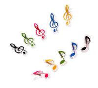 FELTECHELECTR Practical Piano Score Clips to Keep Music Pages from Blowing 10pcs Music Note Clips Pp Material Book and Document Holder for