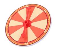 FELTECHELECTR Prize Wheel Diy Lottery Turntable 10cm Rotating Game Wheel Party Supplies Wall-mountable Game Prop for Events and Carnivals