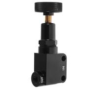 FELTECHELECTR Proportional Brake Proportioning Valve with Adjustable Knob, High Pressure Metering Valve for Car and Truck Disc Drum Brake Systems Replacement Part