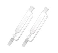 FELTECHELECTR Ptfe Piston Pressure-Equalizing Cylindrical Glass Separatory Funnel 100Ml Lab Distiller Device for Chemical Liquid Separation