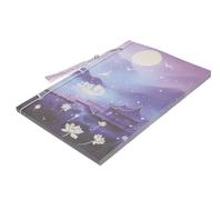 FELTECHELECTR Purple A5 Notebook for Journaling Paper Material and Tassel, for Diaries and Scrapbook, Long Serving Time and Record Plans Function, Gift for Female Friends and Family