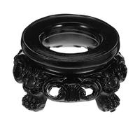 FELTECHELECTR Quartz Ball Display Pedestals Resin Crystal Display Stand Hollow Sphere Base Lightweight Sturdy Support Elegant Craftsmanship for Office Settings and Home Decor