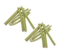 FELTECHELECTR Rabbit Chew Sticks, 100g Natural Dried Papaya Stem for Bunny Chinchilla Guinea Pig Hamster, Small Animal Chewing Treats for Tooth Grinding