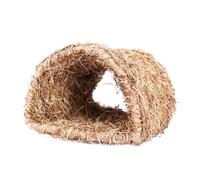 FELTECHELECTR Rabbit Tunnel Wooden Hideaway Nest 8.7X7.9X6.3 Inch for Small Pets Including Rabbits Hamsters Gerbils Suitable for Multi-Pet Playtime