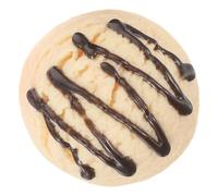 FELTECHELECTR Realistic Artificial Ice Cream Scoop Model PVC Vanilla Small Size Party Decoration Photography Prop Showcase Display