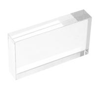 FELTECHELECTR Rectangular Glass Optical Prism for Science Education, Small Glass Prism Cube for Physics Experiments and Sun Catcher Decor