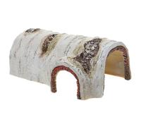 FELTECHELECTR Reptile Tree Trunk Hideout Large Artificial Resin Bark Cave 24x11x8.5cm Fish Tank Decor Aquarium Stump Underwater Wear-resistant Terrarium Habitat