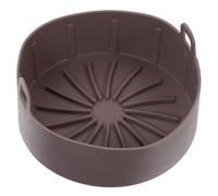 FELTECHELECTR Reusable Non-Stick Silicone Air Fryer Grill Mat High Temperature Resistant Baking Pad for Home Kitchen Non-Stick Surface Prevents Food Sticking for Chicken Wings Random Color