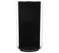 FELTECHELECTR Rotating Triangular Menu Display Stand 10X18.5Cm Organic Acrylic Picture Frame Desk Sign Holder for Restaurant Table Advertising and Business Marketing