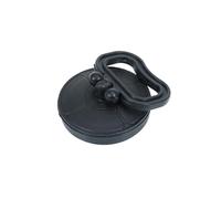 FELTECHELECTR Rubber Sink Stopper 51mm Black Drain Plug Home Tub Stopper Kitchen and Bathroom Sink Seal for Laundry and Mop Pools
