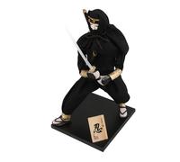 FELTECHELECTR Samurai Ninja Collectible Figures Japanese Warrior Dolls Asian Folk Figurines for Home and Office Decor Children's Room Display