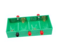 FELTECHELECTR School Physics Experiment Battery Box Teaching Instrument for Tandem Parallel Electricity Tests Durable Premium Design Reliable Laboratory Tool for Education