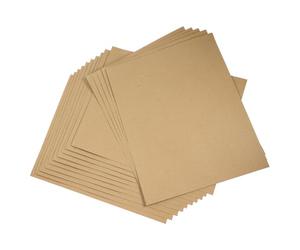 FELTECHELECTR School Season Decor Braille Paper for Blind People 15pcs Blank Braille Writing Sheets in Khaki Made of Sturdy Paper that Improves Writing Skills and Resists Wear