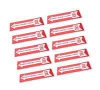 FELTECHELECTR Self Adhesive Fire Extinguisher Sign Stickers, Sturdy and Easy to Read Decals 10pcs for Offices and Retail Stores
