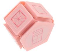 FELTECHELECTR Seven-in-one Abs Material Automatic Ink Discharge with Multi-Sided Handwriting Practice Stamp and Easy to Store Compact Size Design for Classroom Use