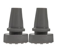FELTECHELECTR Silicone Crutch Accessories Rubber Tips and Minimize Scarring 2pcs 19mm with Random Figure Pattern, Protect Metal Spikes for Alpenstock and Hiking Pole for Long Hikes