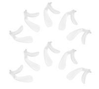FELTECHELECTR Silicone Eyeglass Nose Pads Non-slip Design U Shaped 10pcs Soft Cushion Replacement Parts for Easy Eyeglass Repair for Glasses and Sunglasses