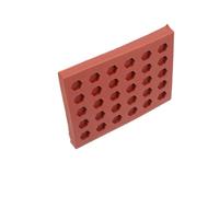 FELTECHELECTR Silicone Hexagon Brick Mold for DIY Miniature Brick Making with Precise Hexagon Crafting and Effortless Demolding, for Dollhouse Building Materials and Mini Gardens