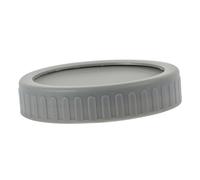 FELTECHELECTR Silicone Mason Jar Lid with Airtight Seal Wide and Regular Mouth Bottle Covers Multi-function Food Storage Seal for Kitchen Jars Gray Silicone and Gasket