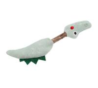 FELTECHELECTR Silvervine Cat Plush Animal Shape Interactive Teeth Cleaning Chew Light Green for Kittens and Cats to Stress and Spend Time with Your Pets