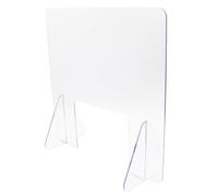 FELTECHELECTR Sneeze Guard Board Desktop Panel 40X40Cm Acrylic Protective Barrier Freestanding for School Reopening and Office Desks