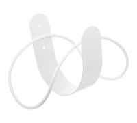 FELTECHELECTR Stainless Steel Garden Hose Hanger Wall Mounted Water Pipe Storage Organizer Rugged and Efficient White Holder for Neat Outdoor Water Hose Management