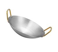 FELTECHELECTR Stainless Steel Home Alcohol Pot Double-Ear Soup Pot Thickened Non-Stick Cookware for Cooking Delicacies and Instant Noodles Suitable for Family Kitchen Use